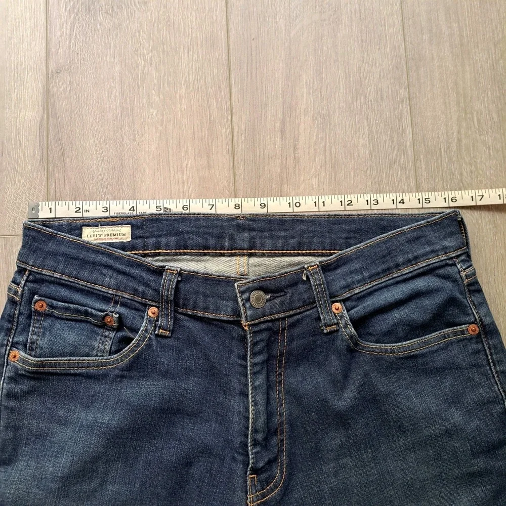 Levi's Premium 541 Athletic Taper Jeans Men's 32x31 Dark Wash Big E Tag 32x32
